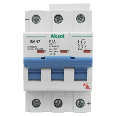 Выключатель автоматический ВА47-MCB-H-AKSOL-3P-K3-DC 3P/3A/K/10кА