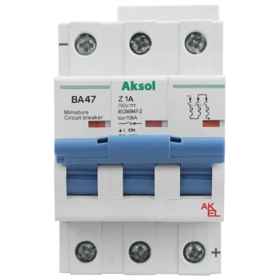 Выключатель автоматический ВА47-MCB-H-AKSOL-3P-Z20-DC 3P/20A/Z/10кА
