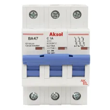 Выключатель автоматический ВА47-MCB-L-AKSOL-3P-C63-AC 3P/63A/C/15кА