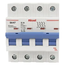 Выключатель автоматический ВА47-MCB-H-AKSOL-4P-B2-AC 4P/2A/B/10кА