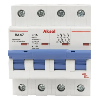 Выключатель автоматический ВА47-MCB-H-AKSOL-4P-C1-AC 4P/1A/С/10кА