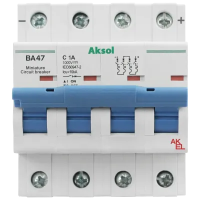 Выключатель автоматический ВА47-MCB-H-AKSOL-4P-C6-DC 4P/6A/C/10кА