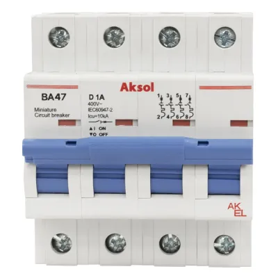Выключатель автоматический ВА47-MCB-H-AKSOL-4P-D2-AC 4P/2A/D/10кА