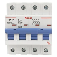 Выключатель автоматический ВА47-MCB-L-AKSOL-4P-B2-AC 4P/2A/В/15кА