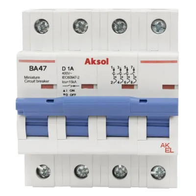 Выключатель автоматический ВА47-MCB-L-AKSOL-4P-D2-AC 4P/2A/D/15кА
