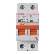 Выключатель автоматический ВА47-MCB-H-2P-C25-AC 2P/25A/C/10кА