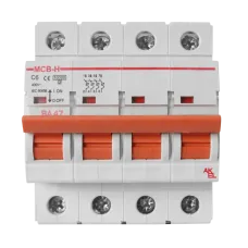 Выключатель автоматический ВА47-MCB-H-4P-C6-AC 4P/6A/C/10кА