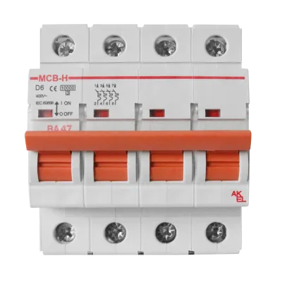 Выключатель автоматический ВА47-MCB-H-4P-D63-AC 4P/63A/D/10кА