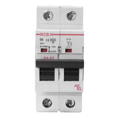 Выключатель автоматический ВА47-MCB-N-2P-B2-AC 2P/2A/B/6кА