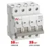 Выключатель автоматический AV-6 4P 16A (C) 6kA EKF AVERES