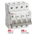 Выключатель автоматический AV-6 4P 50A (D) 6kA EKF AVERES