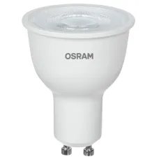 Лампа светодиодная LED 10Вт GU10 6500К 1000Лм CRI95 спот 170-250В (замена 100Вт) OSRAM прозрачный рассеиватель