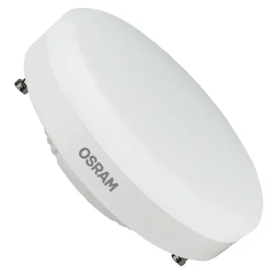Лампа светодиодная LED 12Вт GX53 4000К 1200Лм CRI95 таблетка 170-250В (замена 120Вт) OSRAM матовый рассеиватель
