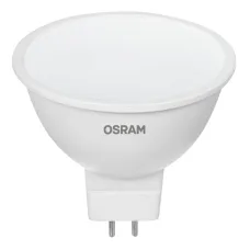 Лампа светодиодная LED 5Вт GU5.3 2700К 500Лм CRI95 спот 12В (замена 50Вт) OSRAM матовый рассеиватель