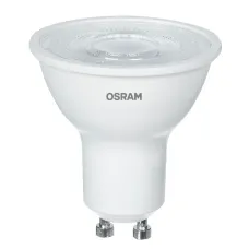 Лампа светодиодная LED 5Вт GU10 4000К 500Лм CRI95 спот 170-250В (замена 50Вт) OSRAM прозрачный рассеиватель