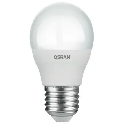 Лампа светодиодная LED 7Вт E27 4000К 700Лм CRI95 шарик 170-250В (замена 60Вт) OSRAM