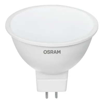 Лампа светодиодная LED 5Вт GU5.3 2700К 500Лм CRI95 спот 170-250В (замена 50Вт) OSRAM матовый рассеиватель