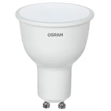 Лампа светодиодная LED 10Вт GU10 2700К 1000Лм CRI95 спот 170-250В (замена 100Вт) OSRAM матовый рассеиватель