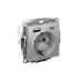 ATLASDESIGN РОЗЕТКА 16А c 2 USB A+C, 5В/2,4А/3,0А, 2х5В/1,5А, механизм, АЛЮМИНИЙ