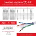 Витая пара U/FTP 4 пары CAT 6А нг(А)-HF бухта аква 500м