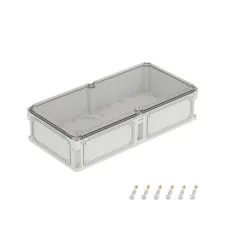 Корпус IP67,600х300х146 (выс.крышки 21),стнк.выбв.флнц.,прозр.крыш.