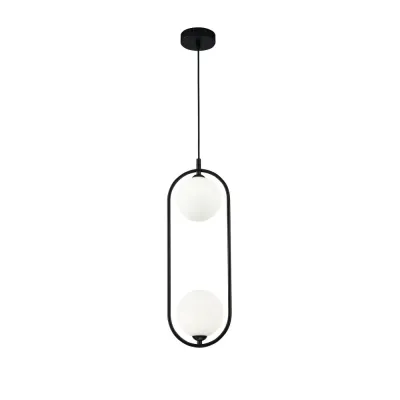 Светильник подвесной Maytoni Ring MOD013PL-02B G9х2х25W Черный