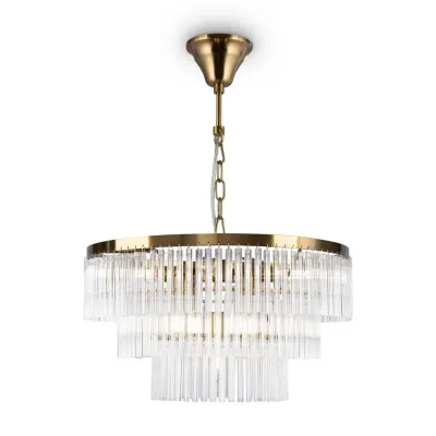 Светильник подвесной Maytoni Colonne MOD093PL-09BS E14х9х40W Латунь