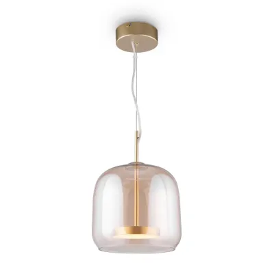 Светильник подвесной  Maytoni Madmen MOD128PL-L6AM LED 6W Латунь
