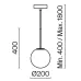 Светильник подвесной Maytoni Basic form MOD321PL-01W1 E14х1х40W Белый