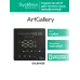 ARTGALLERY ТЕРМОСТАТ программируемый с Wi-Fi для электрического теплого пола, 16 А, моноблочный, ЧЕРНЫЙ