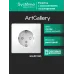 ARTGALLERY розетка с заземлением со шторками, 16А, механизм, лотос