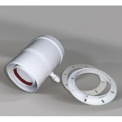 Адаптер начальный вертикальный коаксиальный       d60/100 мм с коненсатоотводчиком для котлов ECO   Classic / ECO Nova