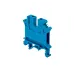Клемма винтовая проходная, 4 мм2, синяя MTU-4BL