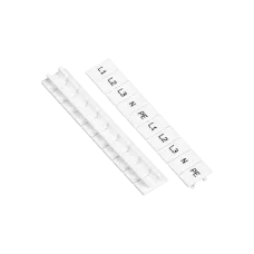 Маркировка клеммного ряда ширина 6 мм (символы L1 L2 L3 N PE) (уп. 100 шт.) MTU-4ML