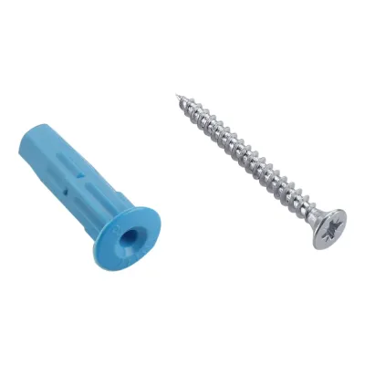 Шуруп Zn 4,5х40 в компл. с дюбелем MULTI 8x32 (10 шт.)
