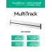 MultiTrack Шина открытой установки трековой системы 40 см Белый