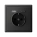 ARTGALLERY розетка 16А с 2 USB A+C, 5В/2,4А/3,0А, 2х5В/1,5А, механизм, базальт