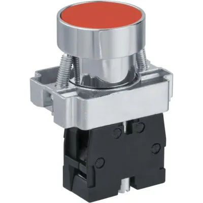 Кнопка Navigator 82 819 NBI-B-08-R красная d22мм NC
