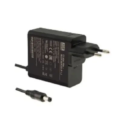 AC-DC адаптер настен., медицин., пром. 30Вт, вход 80...264B AC 47...63 Гц, 113...370B DC, выход 12B/2.5A, 62x30x65мм, -30...+70°С, сертиф.2xMOPP/ CCC /BSMI/ PSE, оснащен Европейской смен