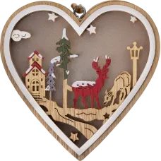 Гирлянда светодиодная новогодняя NGF-D045-06 игрушка сердце