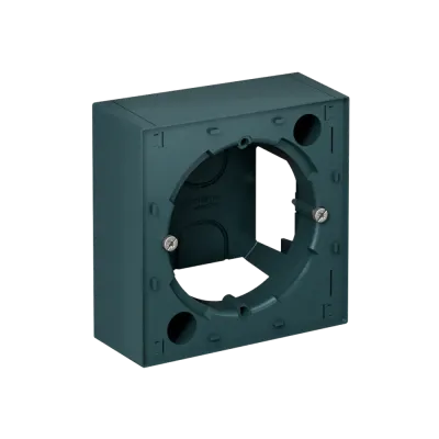 Коробка ATLASDESIGN для наружного монтажа изумруд