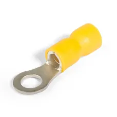 Наконечник кабельный кольцевой изолированный НКИ 6.0-5 серия EasyFix (100шт) с ПВХ манжетой
