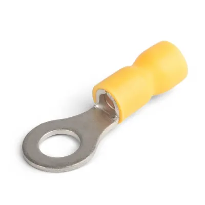 Наконечник кабельный кольцевой изолированный НКИ 6.0-6 серия EasyFix (100шт) с ПВХ манжетой