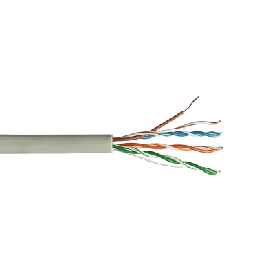 Витая пара UTP 4 пары 25AWG Кат. 5E PVC IN серый 305 м