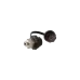 Модуль-вставка индустриальный, Кат.6a (Класс Ea), 500МГц, RJ45/8P8C, 110/KRONE, T568A/B, экранированный, IP67, с защитной крышкой, черный