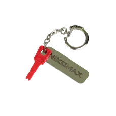 Коннектор NIKOMAX RJ45/8P8C под витую пару, Кат.6a (Класс Ea), 500МГц, покрытие 50мкд, универсальные ножи, T568B, самозажимной, полный экран, металлик