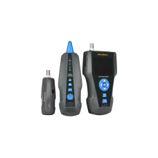 Кабельный тестер с LCD дисплеем, UTP/STP, RJ45, RJ12, RJ11, BNC, с функцией измерения длины, трассировкой кабелей и определением PoE, без флеш-накопителя