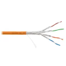 Витая пара S/FTP 4 пары Кат 6 solid BC AWG23 (0.55мм) IN LSZH нг(А)-HF оранжевый 305м