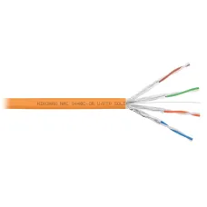 Витая пара U/FTP 4 пары Кат 6 solid BC AWG23 (0.57мм) IN LSZH нг(А)-HF оранжевый 305м
