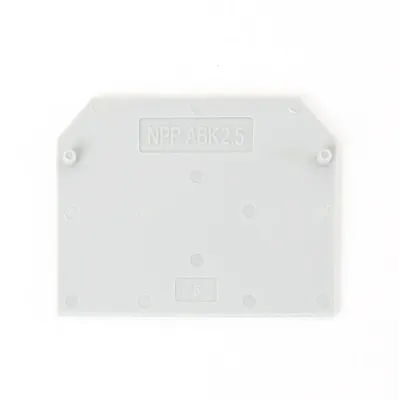 Крышка концевая  (1 уп-100шт) NPP ABK 2.5-V0 KLR